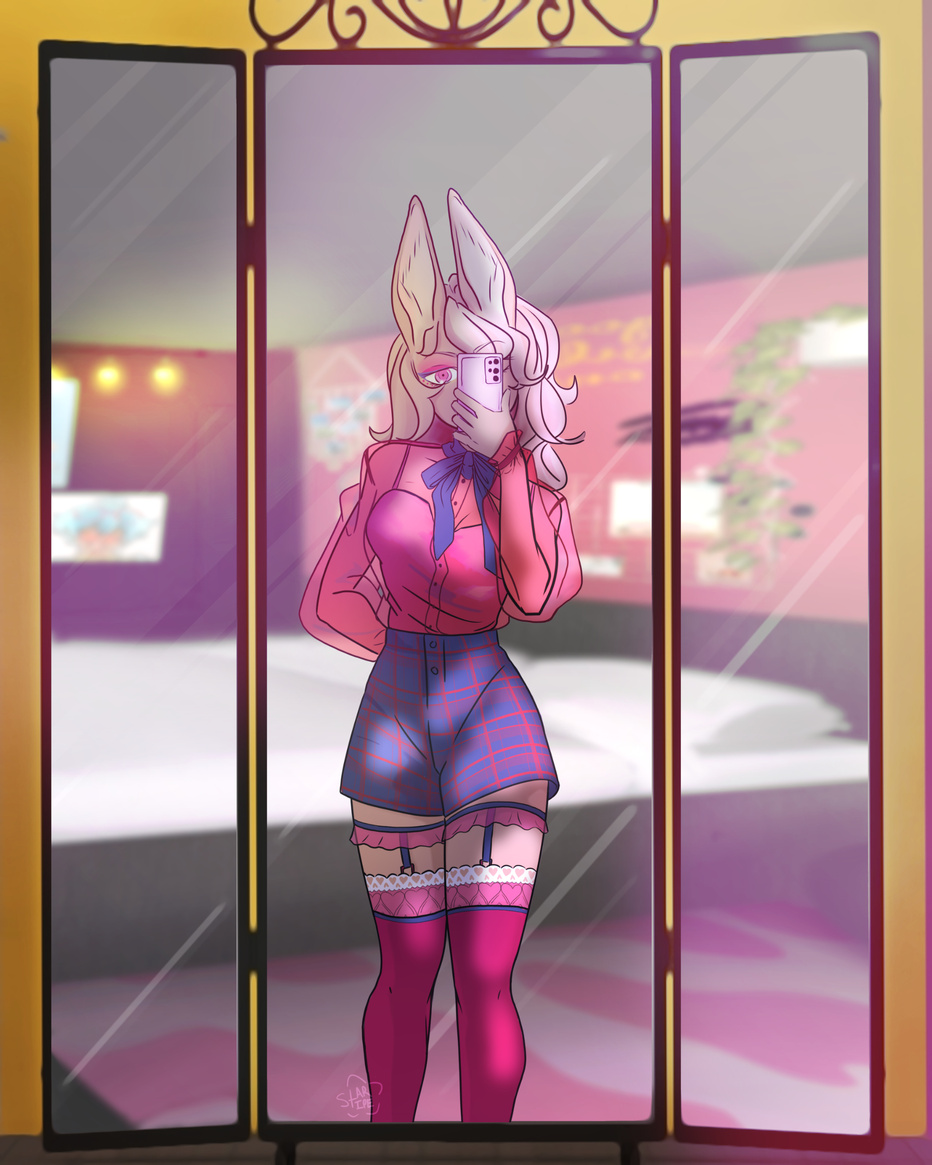 Rina Mirror selfie